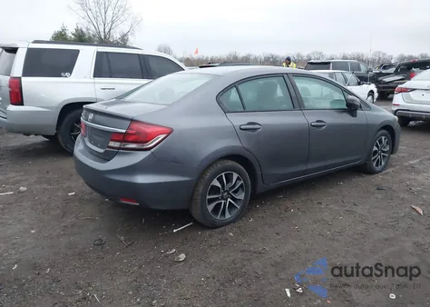 2015 Honda Civic Ex из США, поврежденный, VIN 19XFB2F87FE291898